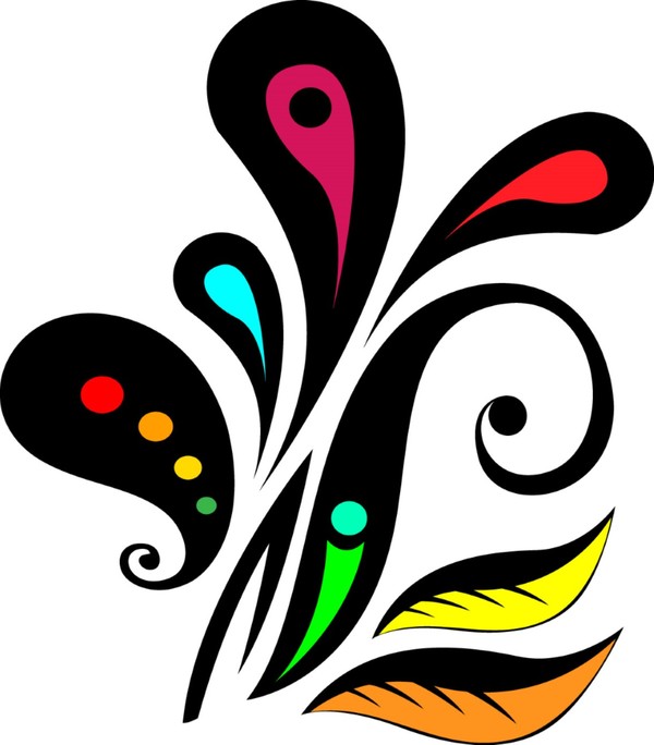 abstract colorful swirl abstract colorful swirl
